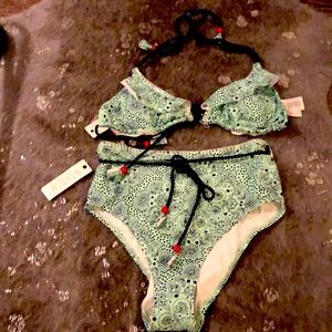 Studio seafoam green swimsuit, S, bikini set